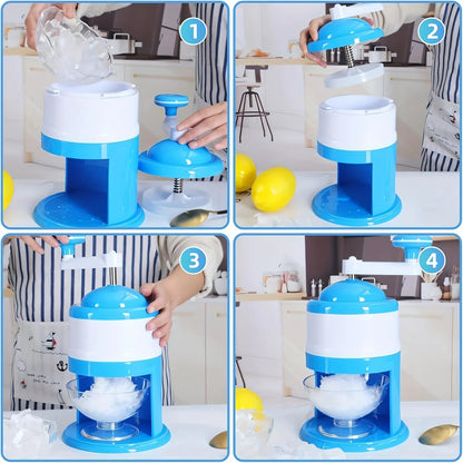 Portable Manual Ice Crusher Machine Blueidea Gola Ganda Machine - Hot Selling 2025