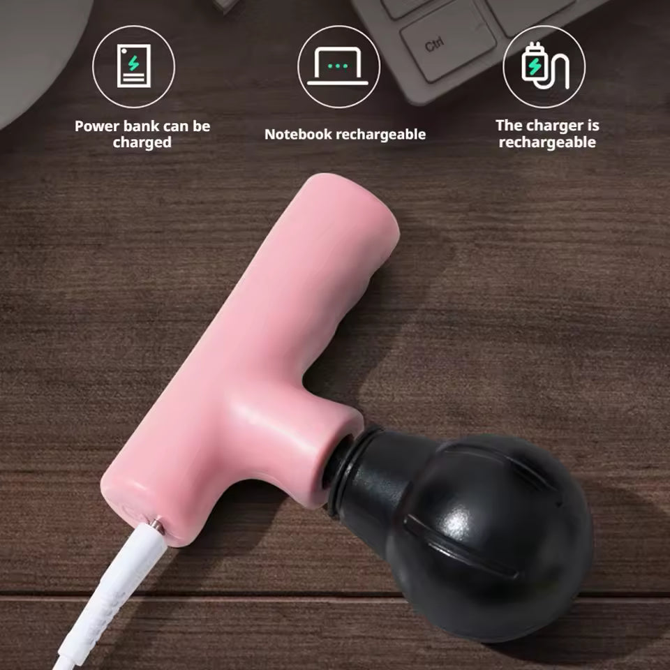 Mini Massage Gun Rechargeable Deep Tissue Massager Pain Relief