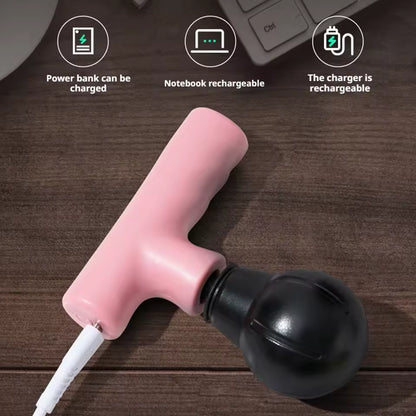 Mini Massage Gun Rechargeable Deep Tissue Massager Pain Relief
