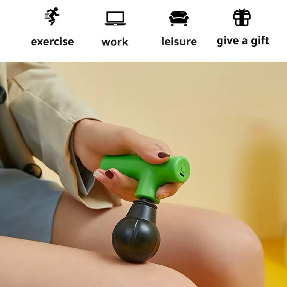 Mini Massage Gun Rechargeable Deep Tissue Massager Pain Relief