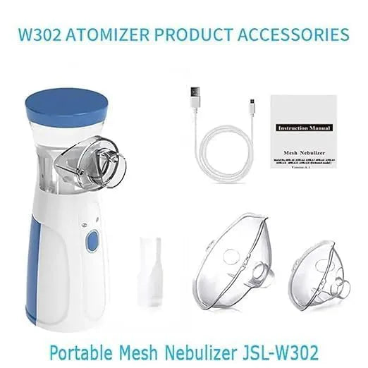 Portable Nebulizer Machine with Mask for Kids & Adults  – Cough, Cold & Breathing Relief
