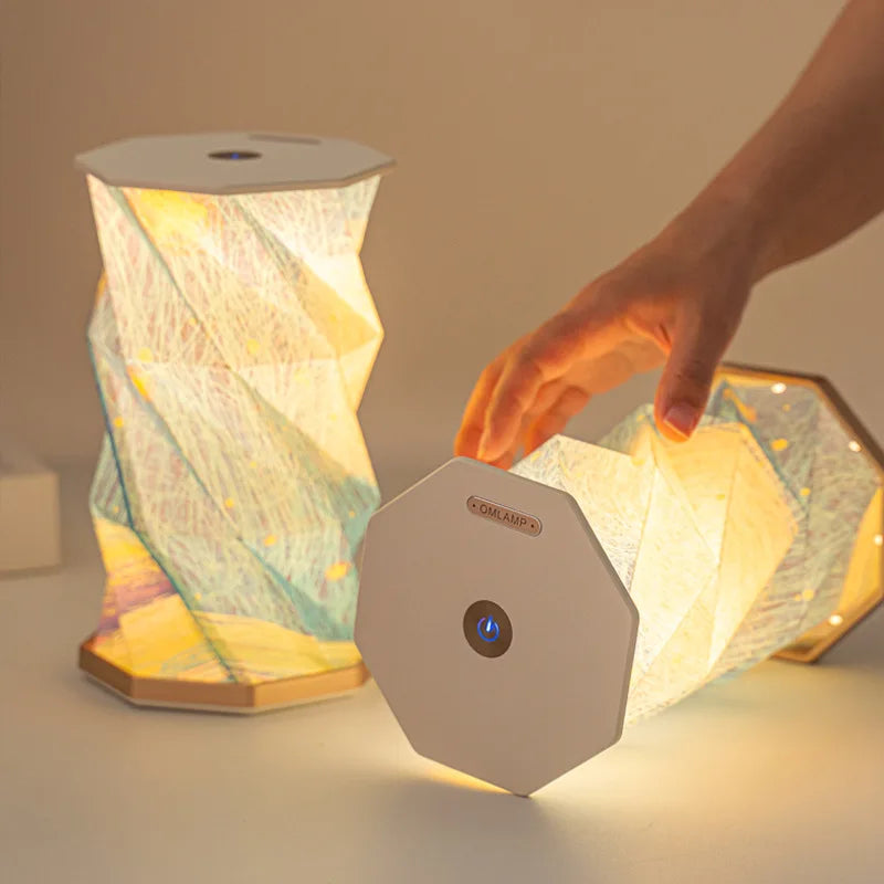Portable Rechargeable LED Foldable Night Light LED Touch Lamp New Creative 2024