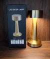 Golden led desk lamp with touch sensor 3 light mode