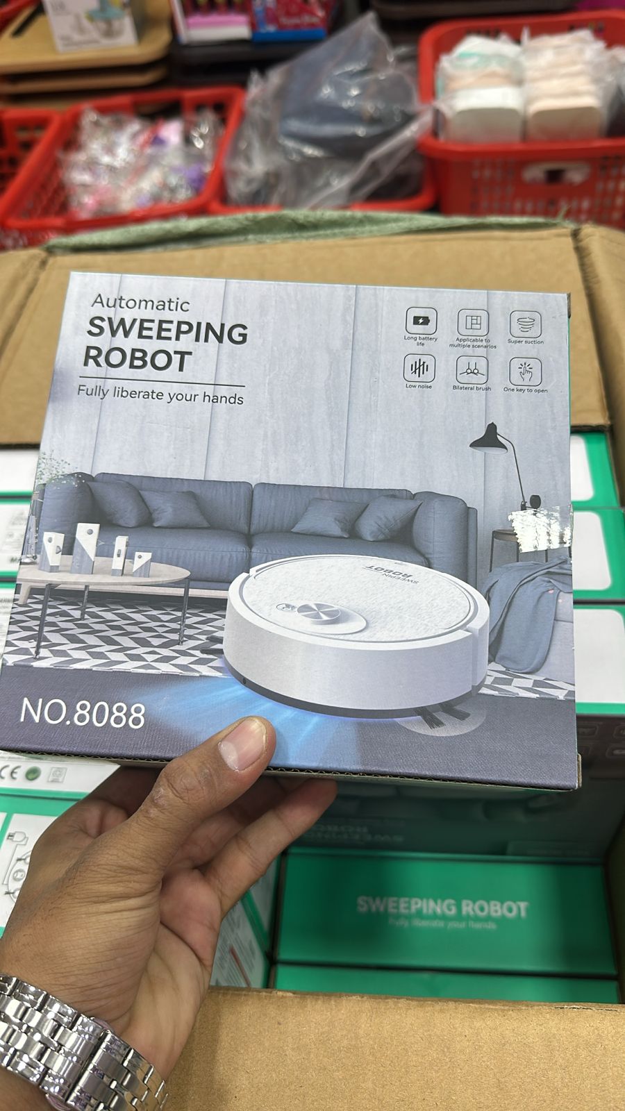 Automatic sweeping robot rechargable 3 in 1 Low Cordless Robot Vacuum Cleaner