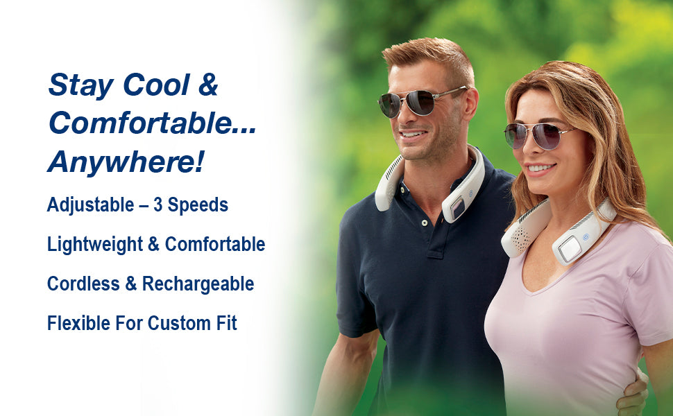 Arctic Air Freedom – Portable Hands-Free Neck Fan Cooler
