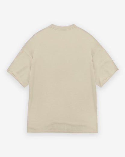 Premium Plain Beige Oversize Tee