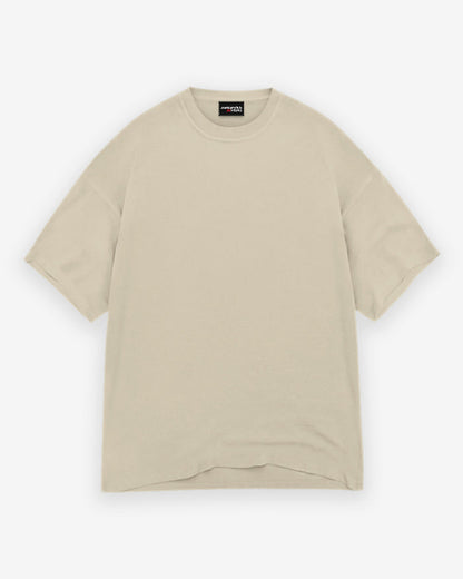Premium Plain Beige Oversize Tee