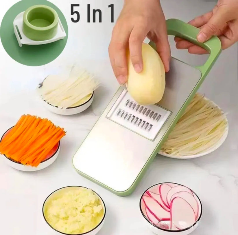 Stainless Steel 5 in 1  Multifunctional Vegetable Cutter