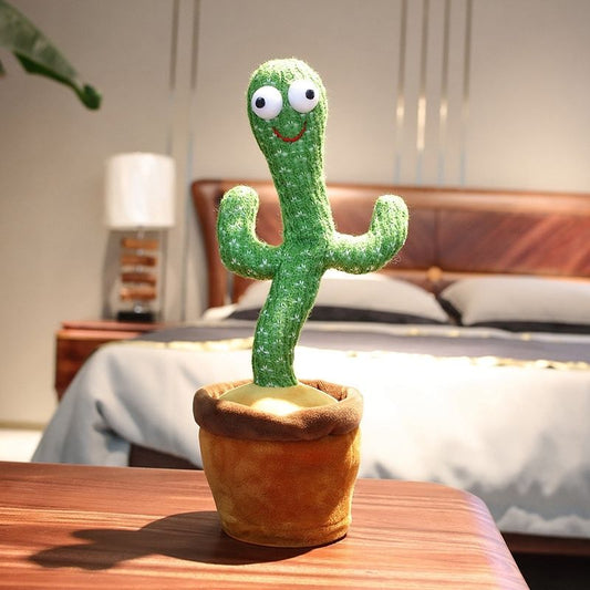 Dancing Talking Cactus Plush Toy USB Rechargeable