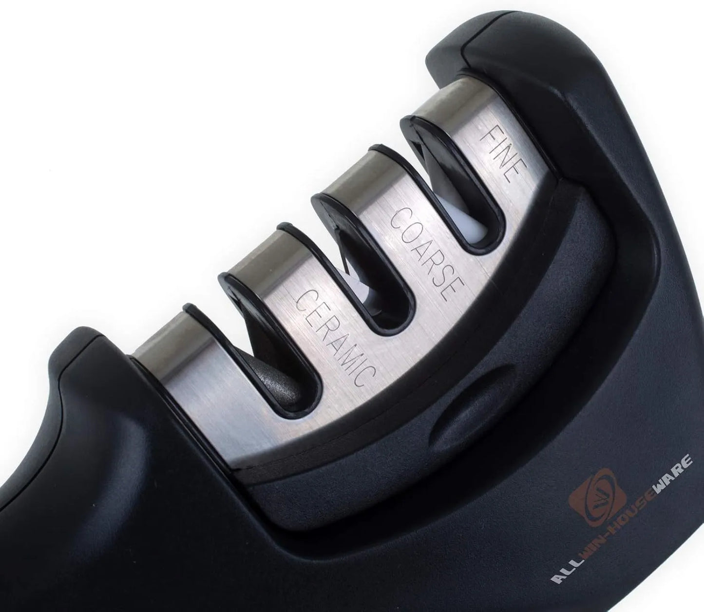 Premium Manual Knife Sharpener – 4-in-1 Kitchen Blade & Scissor Sharpening Tool
