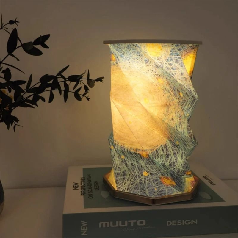 Portable Rechargeable LED Foldable Night Light LED Touch Lamp New Creative 2024