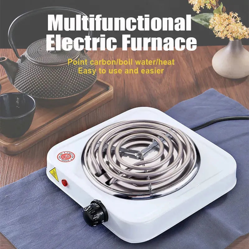 Electric Stove Hot Plate Heat Up In Just 2 Mins 1000W Charcoal Burner