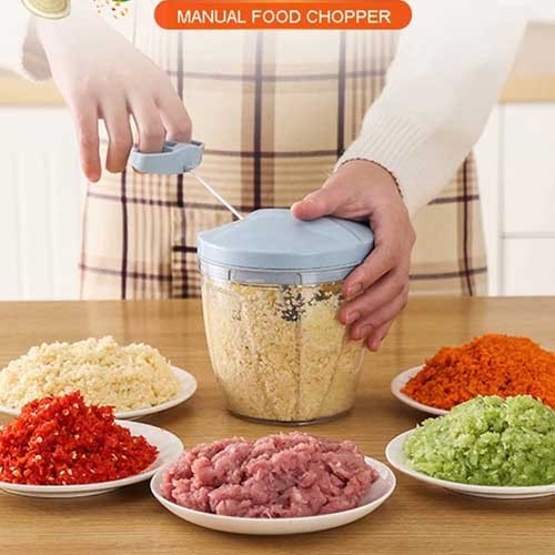 Speedy Chopper 3 Blades & 5 Blades  Different Sizes - Manual Hand Pull