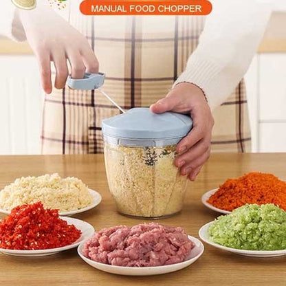 Speedy Chopper 3 Blades & 5 Blades  Different Sizes - Manual Hand Pull