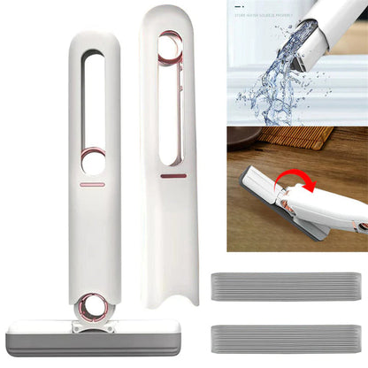 Mini Portable Mop, Glass Kitchen Car Cleaning Tool