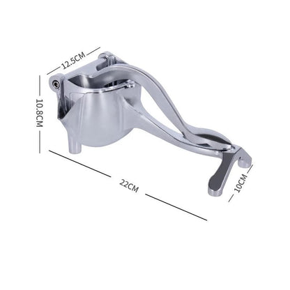 Silver Metal Manual Fruit Press Heavy Duty Single Press Juice Squeezer Large Size