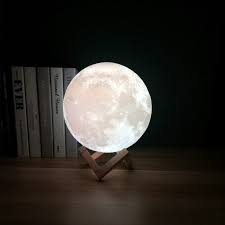 Rechargeable Color Changing Moon Lamp