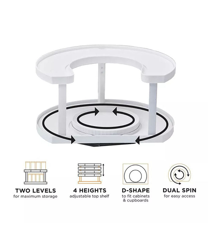 Rotating 360° Spice Storage Rack