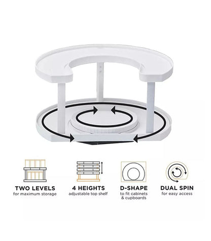 Rotating 360° Spice Storage Rack