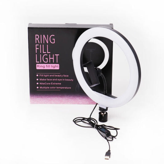 Led Ring Light/ Vlogging Video Lam with Remote Control & Phone Holder for Video Live Photo Studio.Phone Holder –