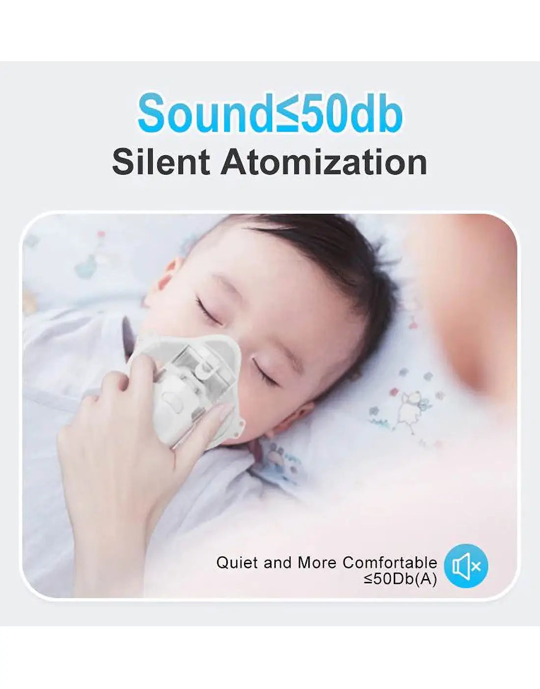 Portable Nebulizer Machine with Mask for Kids & Adults  – Cough, Cold & Breathing Relief