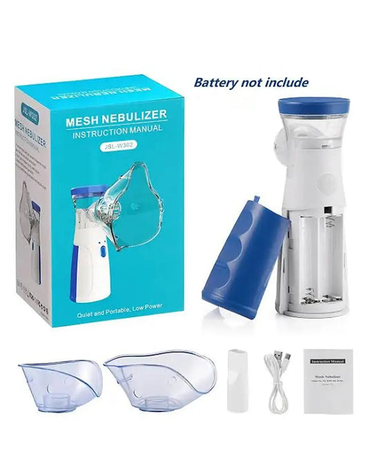 Rechargeable Portable Nebulizer for Adults & Children – Silent Ultrasonic Inhaler