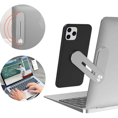 Magnetic Laptop Phone Mount | Sleek, Foldable & Perfect for Multitasking