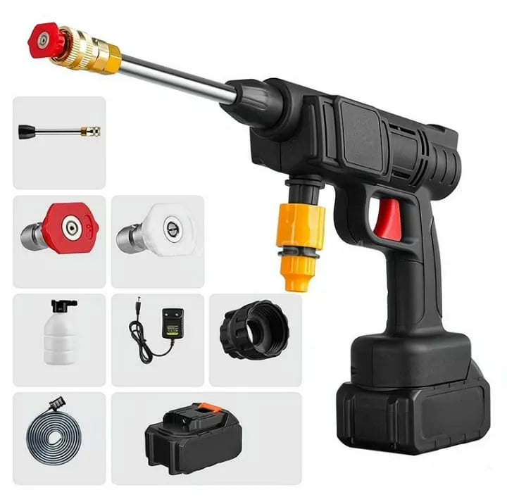Rechargeable Portable High Pressure Spray Washer Gun 48V Lithium Battery