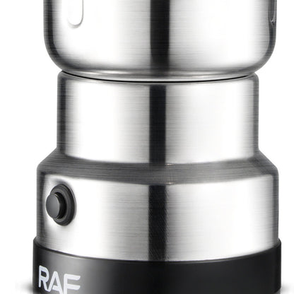 Multi-Purpose Stainless Steel RAF Electric Grinder 4 Blades For Spices, Masala Grinding, Coffee Beans Machine